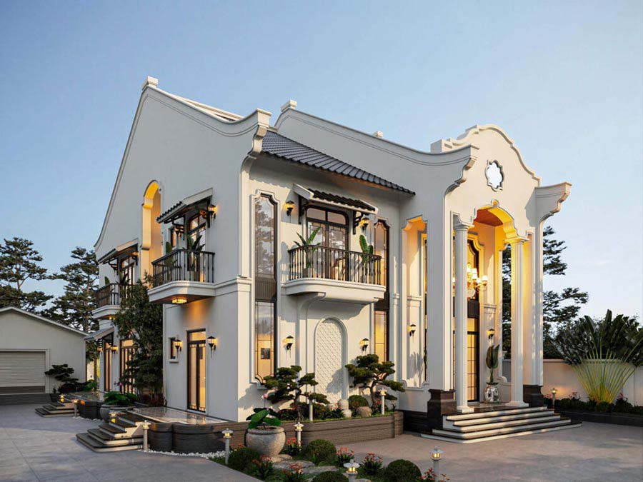 Biệt thự phong cách Indochine
