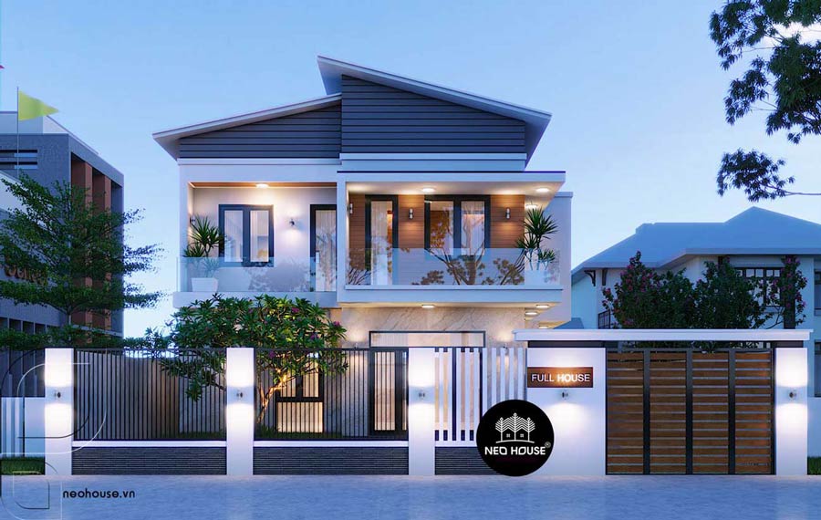 Mẫu thiết kế biệt thự Hải Phòng 2 tầng