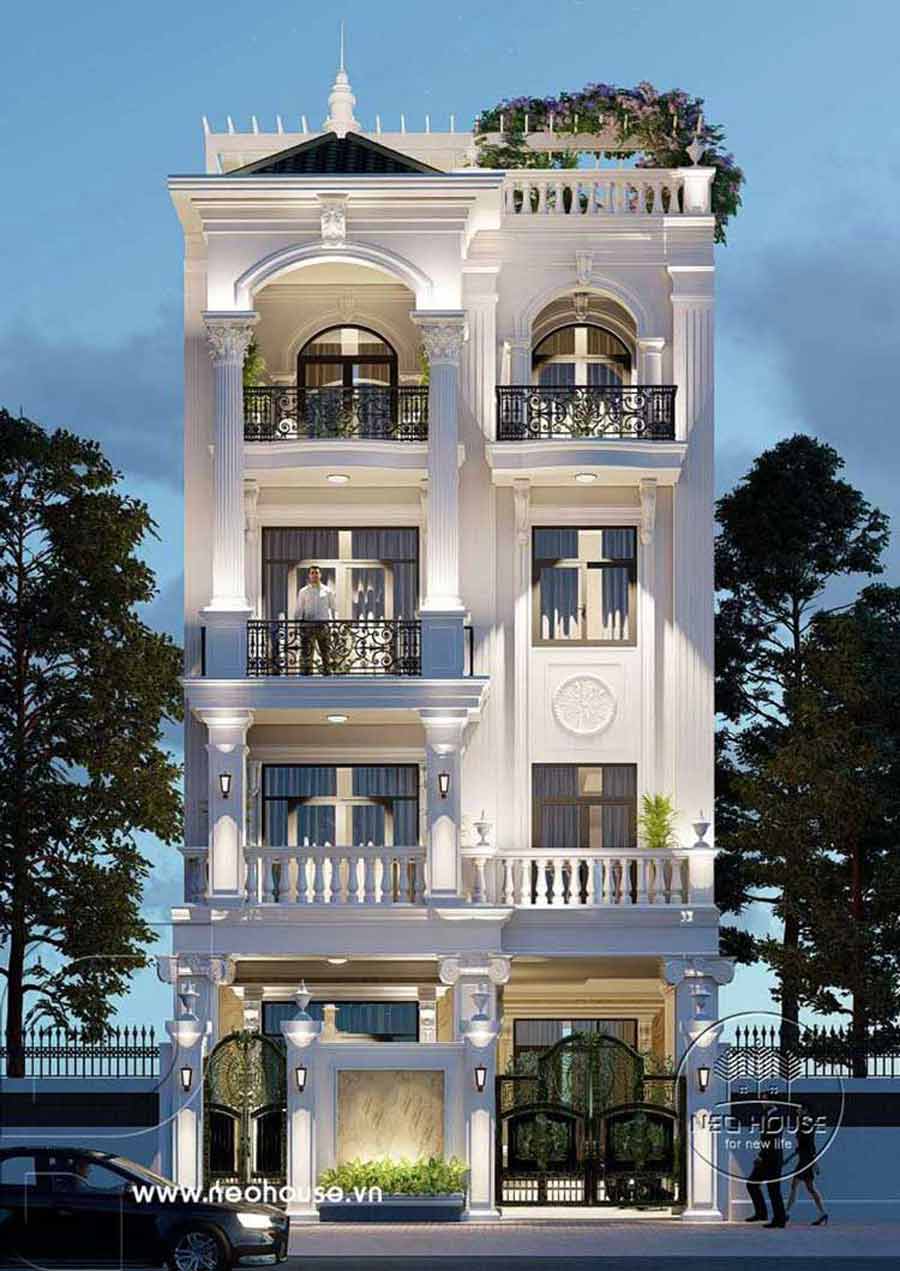 Mẫu thiết kế biệt thự Hải Phòng 300m2 - 400m2