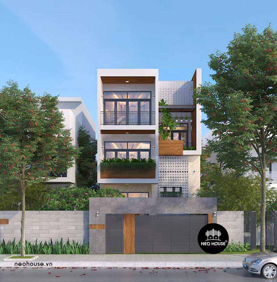 Thiết kế biệt thự đẹp 4 phòng ngủ tại Hải Phòng