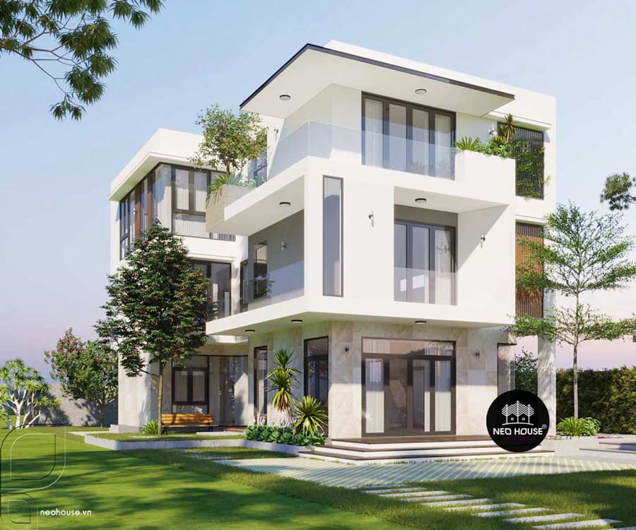 Mẫu biệt thự đẹp tại Hải Phòng 6 phòng ngủ