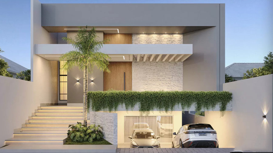 Mẫu biệt thự đẹp tại Hải Phòng có tầng hầm