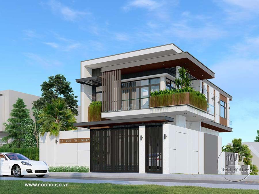 Thiết kế biệt thự Hải Phòng phong cách hiện đại