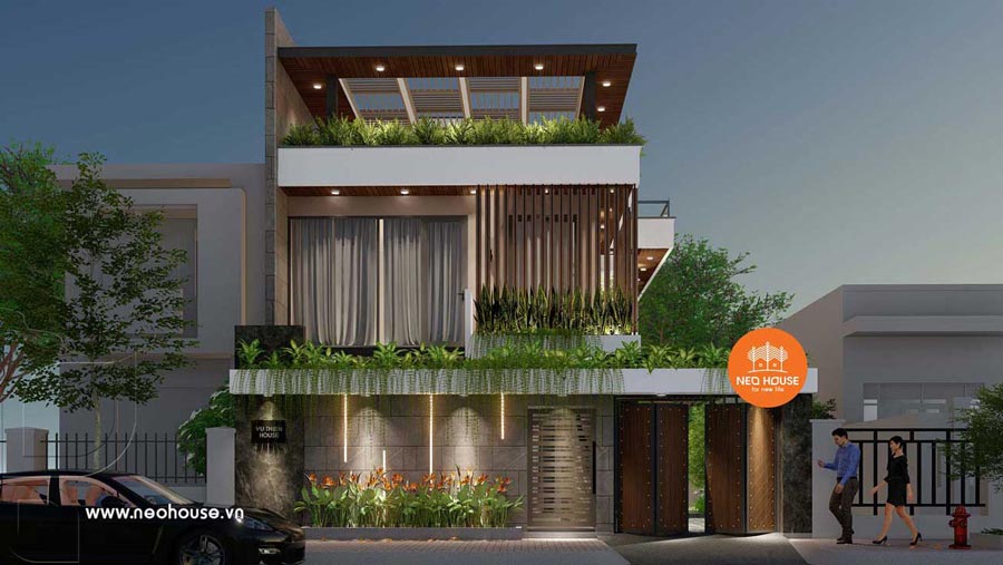 Thiết kế biệt thự Hải Phòng phong cách hiện đại