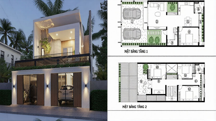 Tạo không gian riêng tư và linh hoạt trong bố trí công năng