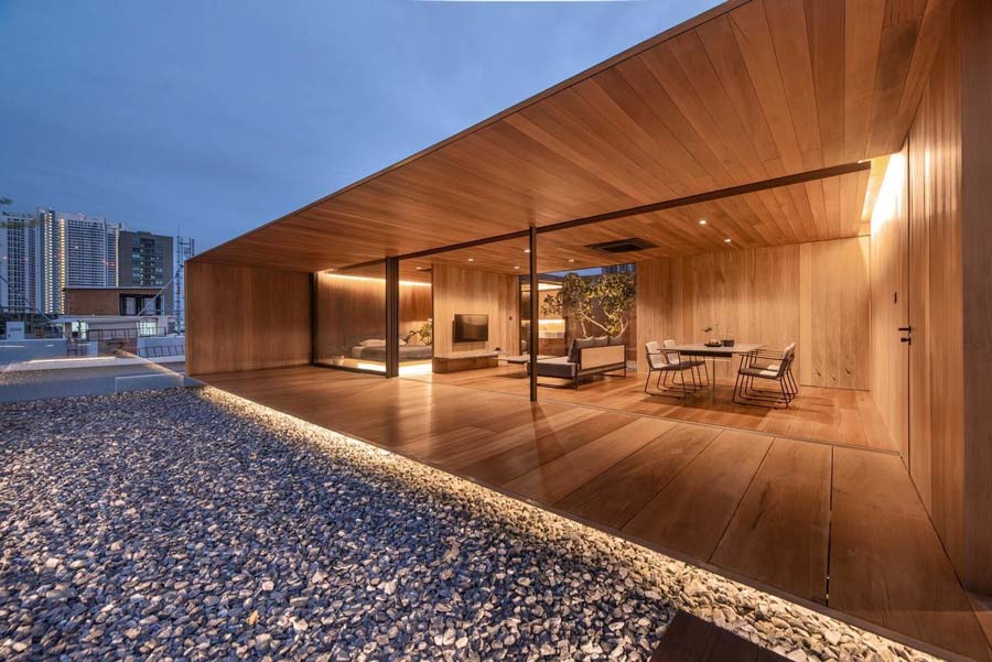 Mẫu biệt thự gỗ 1 tầng