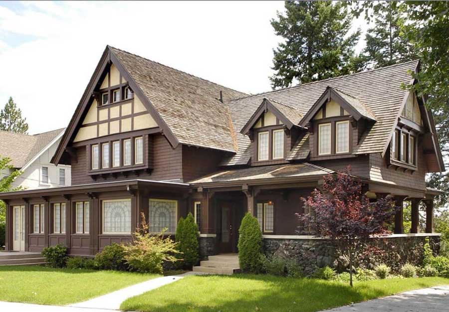 Biệt thự gỗ kiểu Bắc Âu Scandinavian