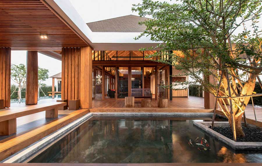 Biệt thự gỗ phong cách Nhật