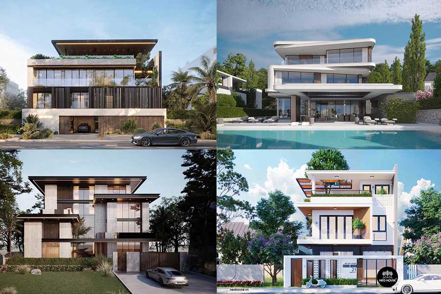 TOP 35+ Thiết Kế Biệt Thự Kính Tinh Tế, Sang Trọng Bật Nhất