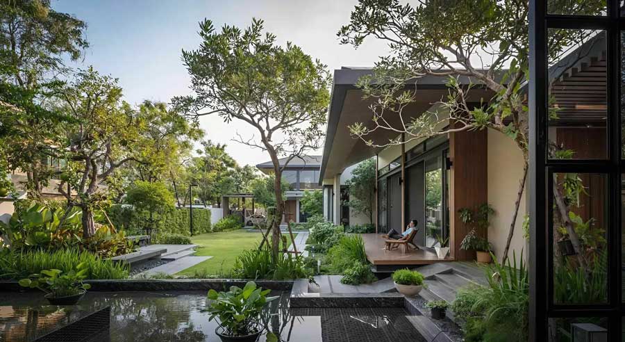 Biệt thự kính sân vườn – chuẩn phong cách resort