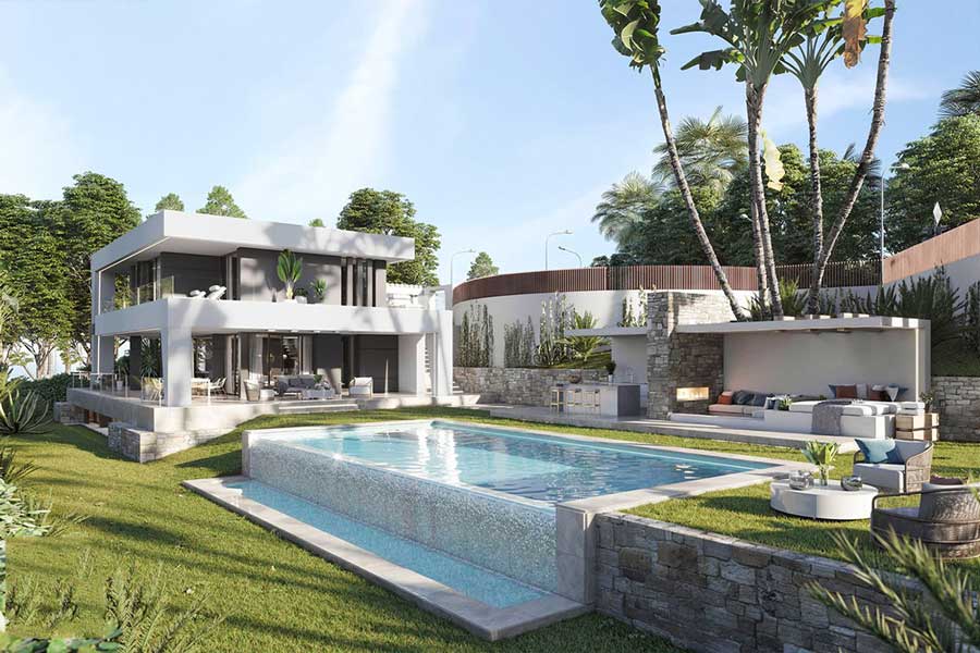 Biệt thự kính sân vườn – chuẩn phong cách resort