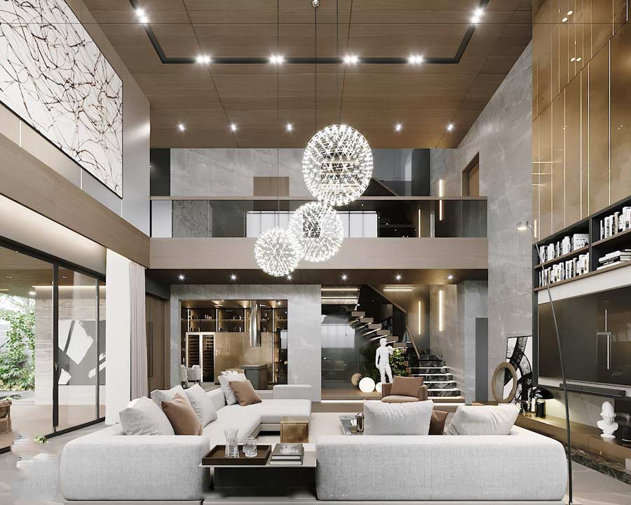 Mẫu biệt thự thông tầng diện tích tầm trung 200 - 300m2