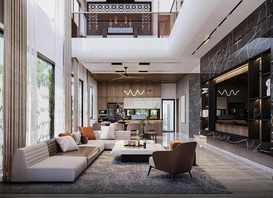 Biệt thự thông tầng hiện đại cao cấp