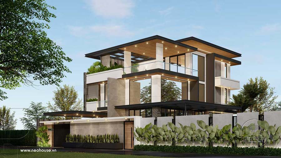Biệt thự thông tầng hiện đại cao cấp