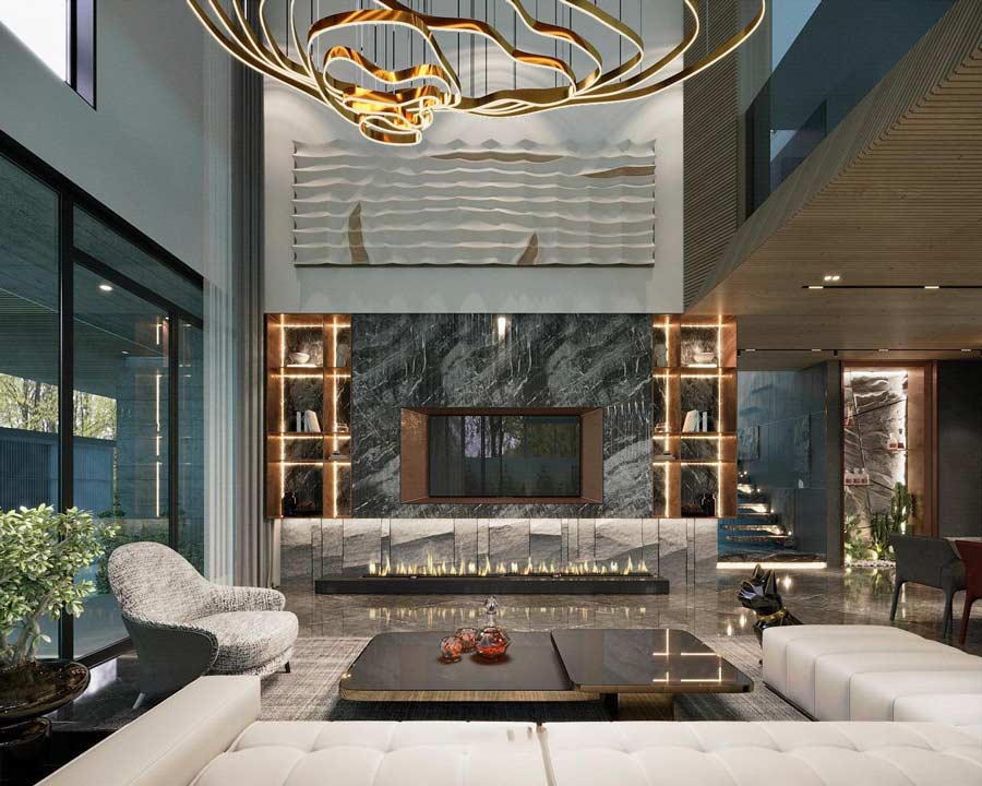 Mẫu biệt thự thông tầng diện tích lớn hơn 350m2