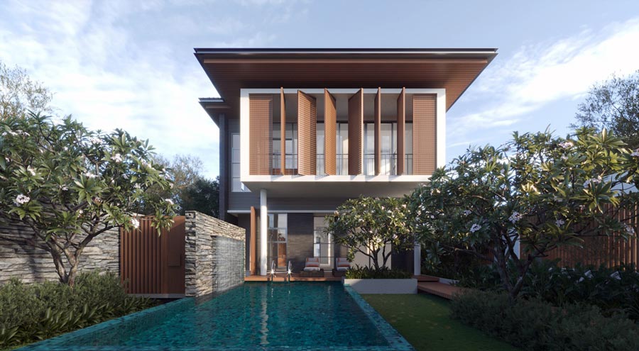 Thiết kế biệt thự đẹp 10x20m có sân vườn