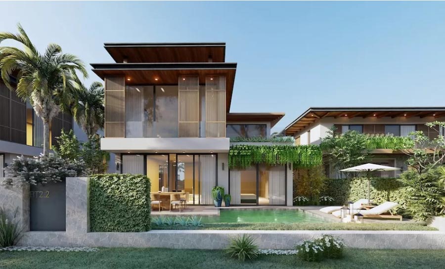 Thiết kế biệt thự đẹp 10x20m có sân vườn