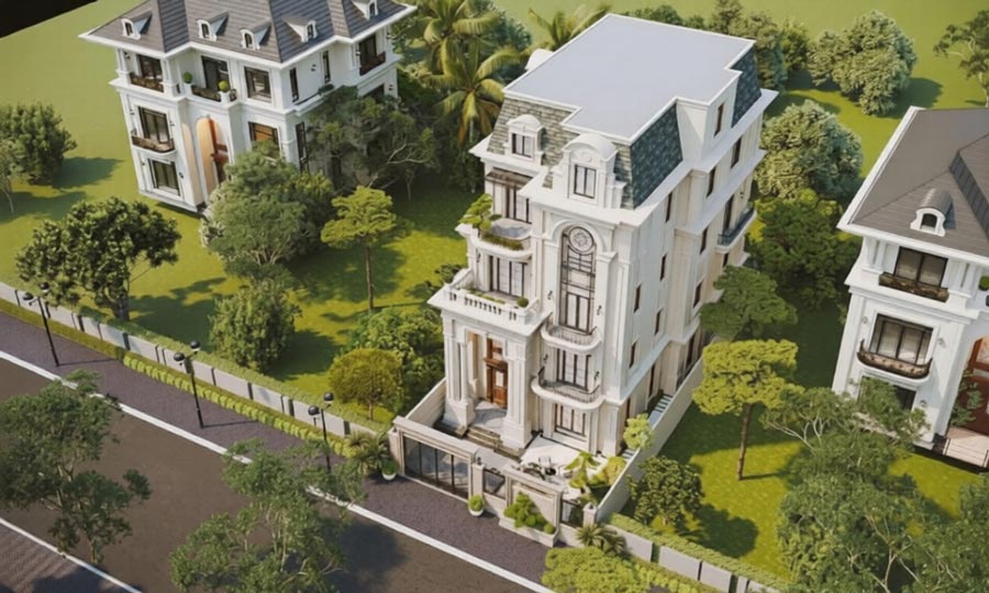 Biệt thự 5 tầng 5 phòng ngủ