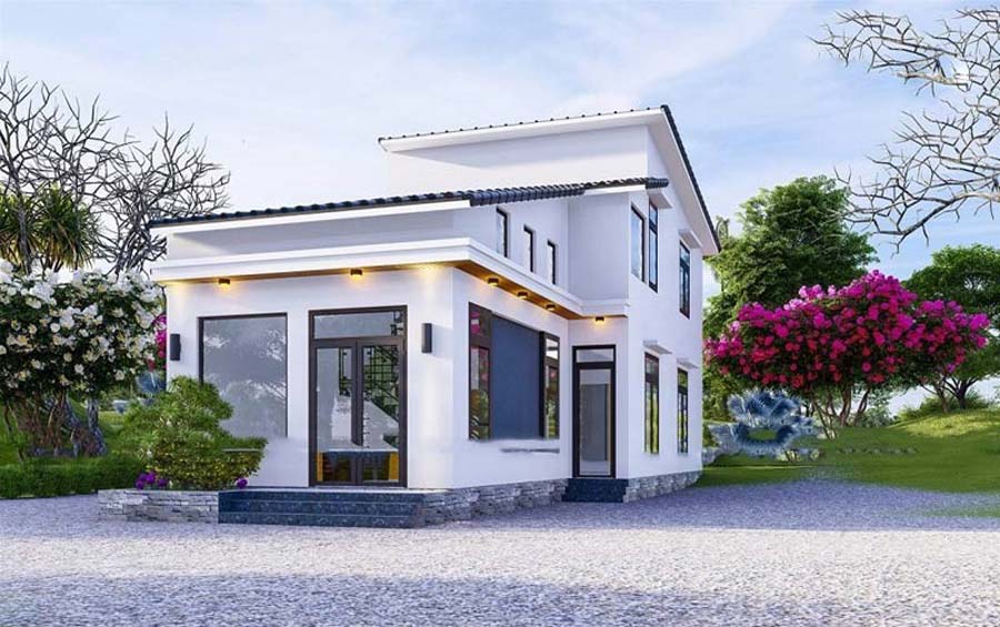 Mẫu biệt thự 600 triệu 3 phòng ngủ
