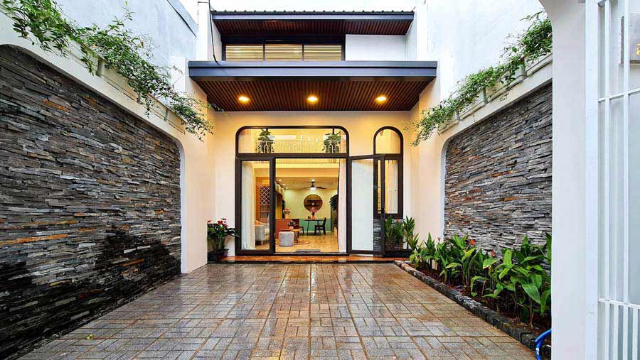 Biệt thự 600 triệu có gác lửng