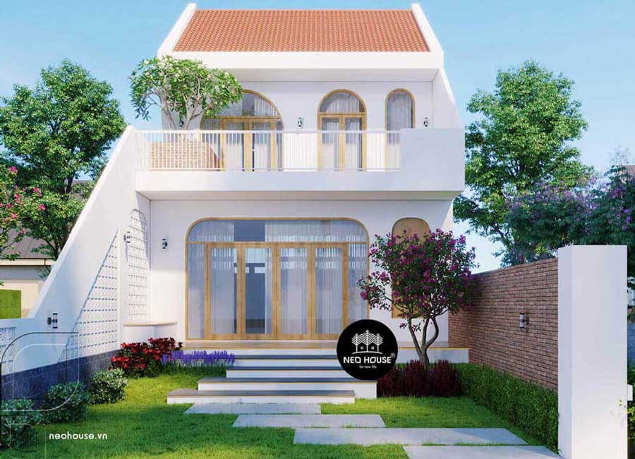 Mẫu biệt thự 600 triệu hiện đại, tinh tế