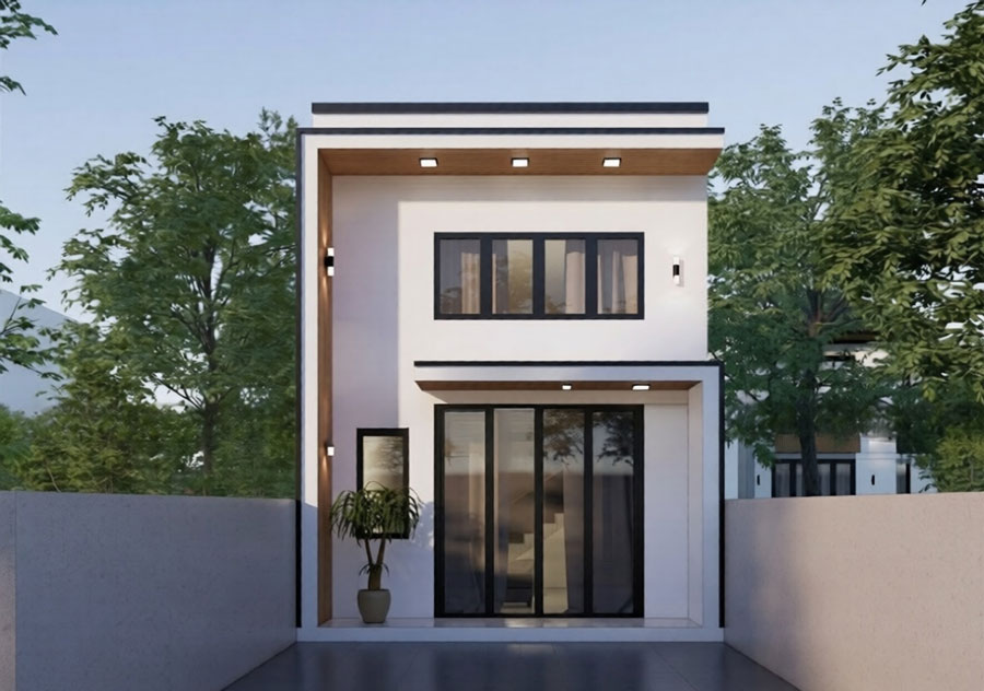 Biệt thự cấp 4 có gác lửng dưới 500 triệu tiện nghi