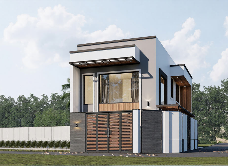 Biệt thự cấp 4 có gác lửng dưới 500 triệu tiện nghi