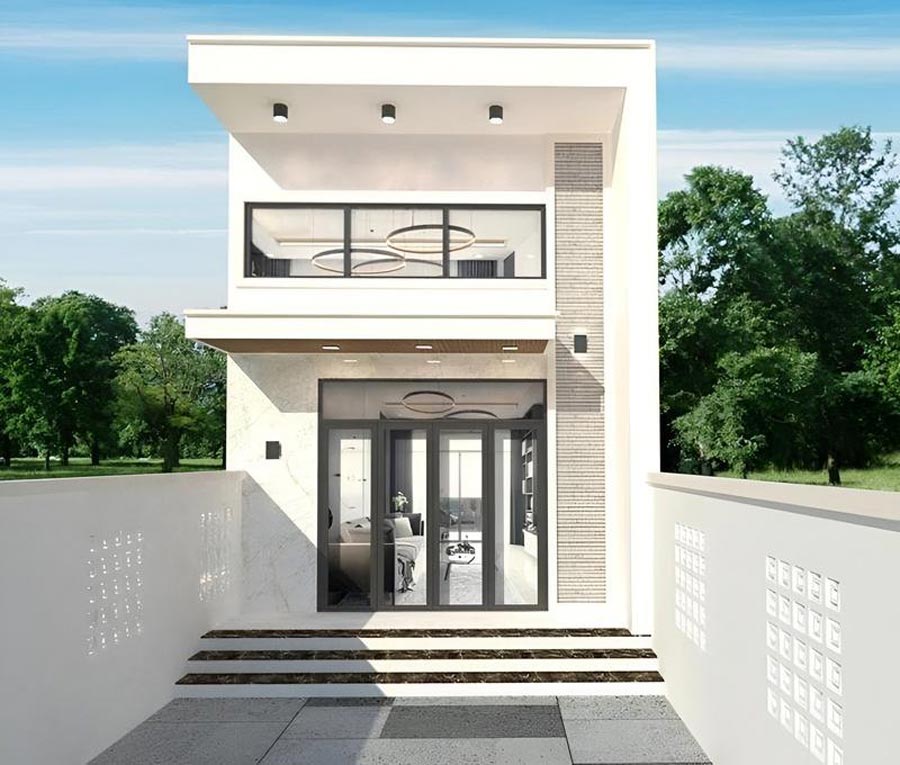 Biệt thự cấp 4 có gác lửng dưới 500 triệu tiện nghi