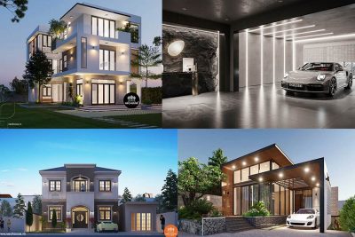 25+ Mẫu nhà có gara ô tô đẹp hiện đại đáng tham khảo 2026