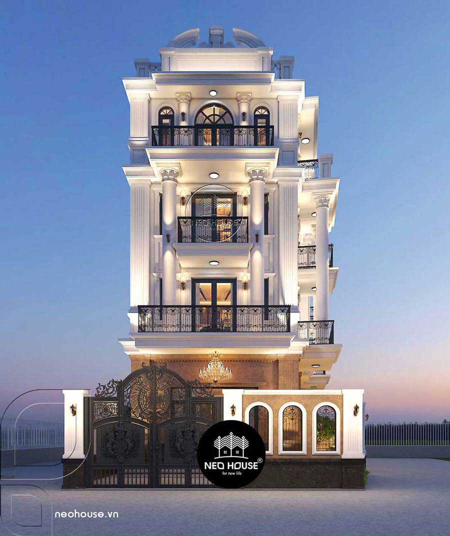 Biệt thự tân cổ điển có thang máy