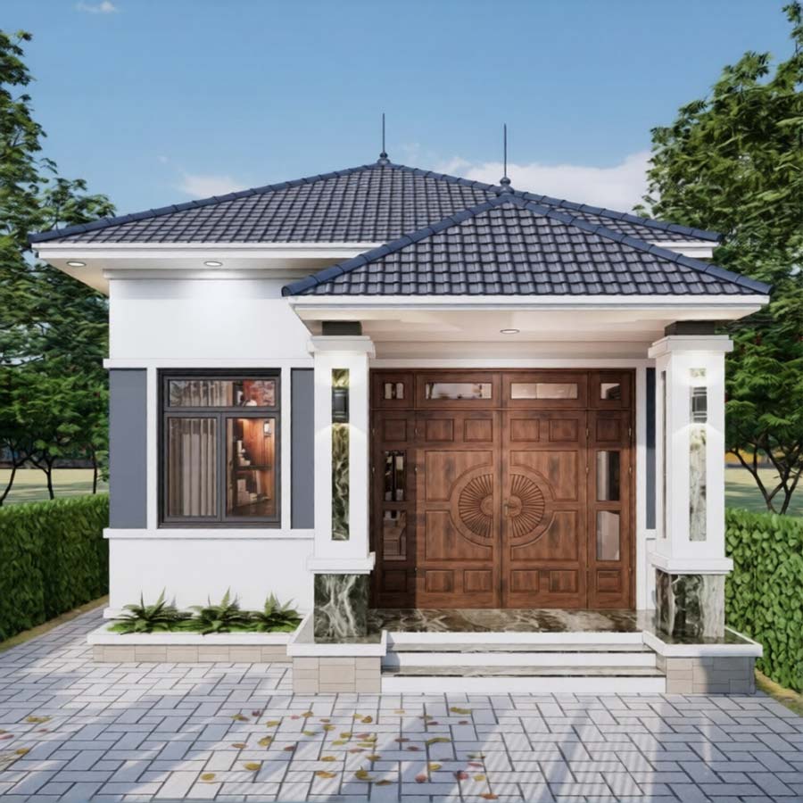 Biệt thự mini 2 phòng ngủ dưới 500 triệu cho gia đình nhỏ