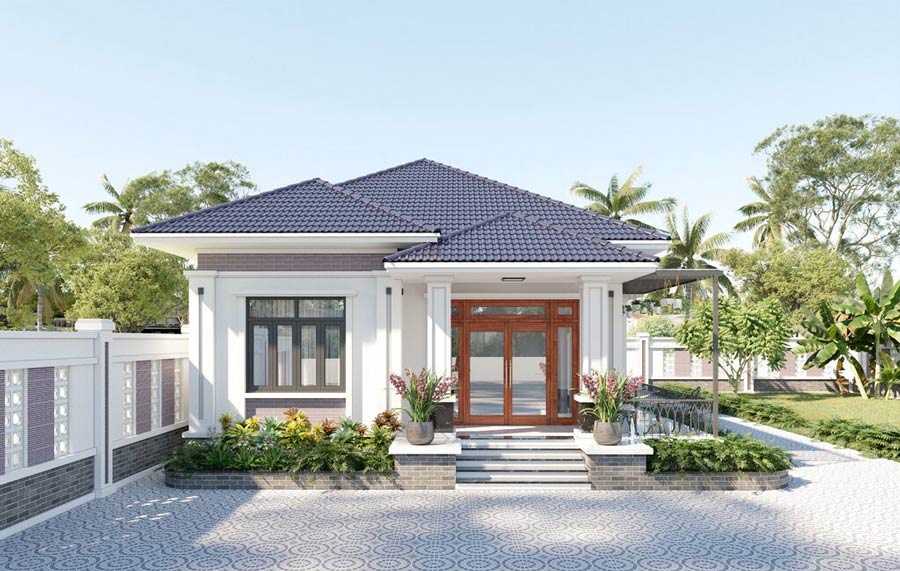 Mẫu biệt thự nông thôn dưới 500 triệu chuẩn sống xanh