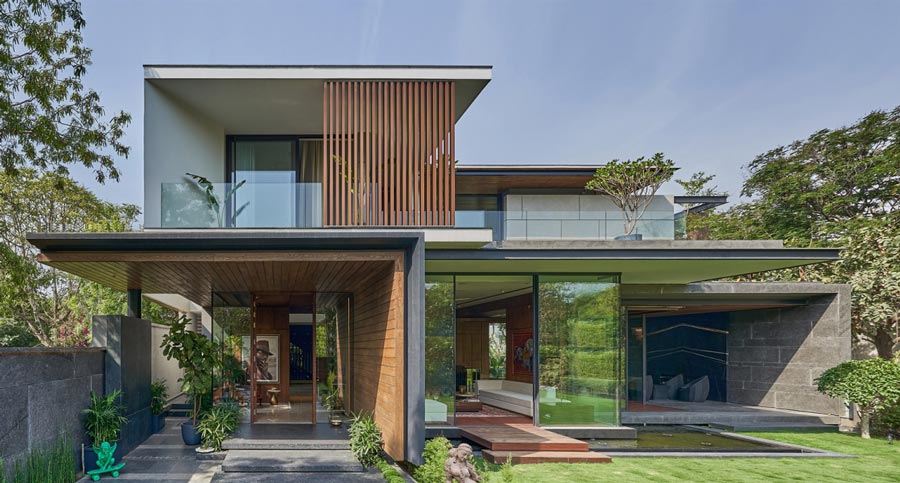 Thiết kế biệt thự 2 tầng không gian mở