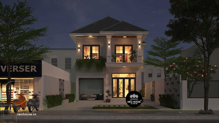 biệt thự có gara