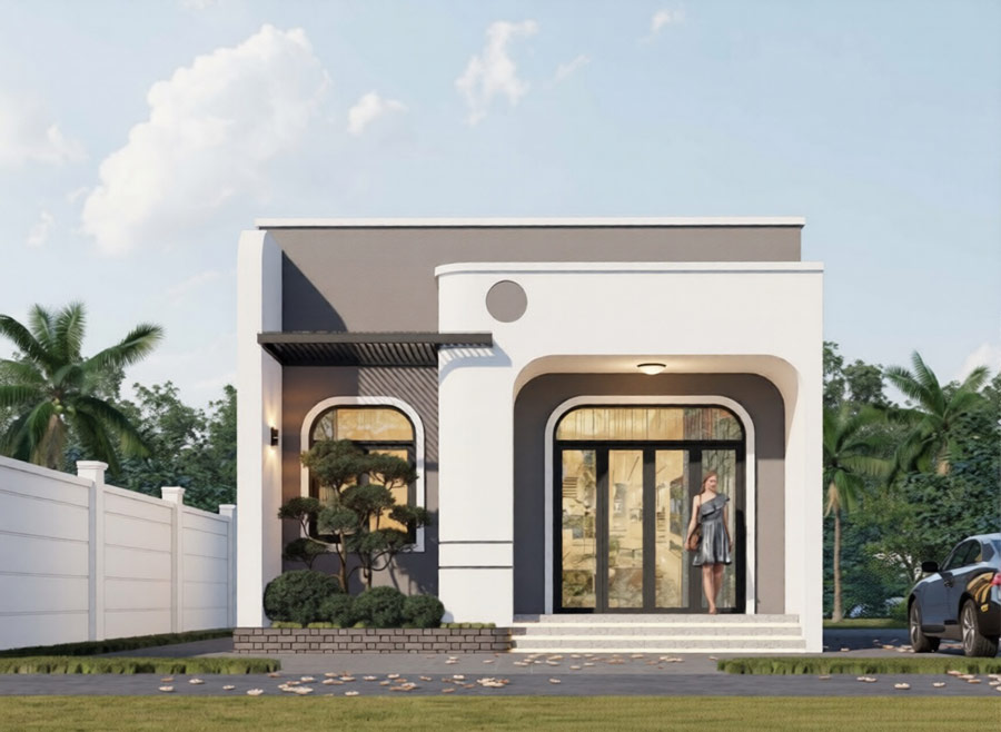 Mẫu biệt thự mini cấp 4 dưới 500 triệu