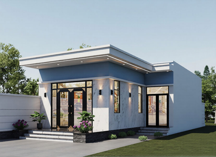 Mẫu biệt thự mini cấp 4 dưới 500 triệu