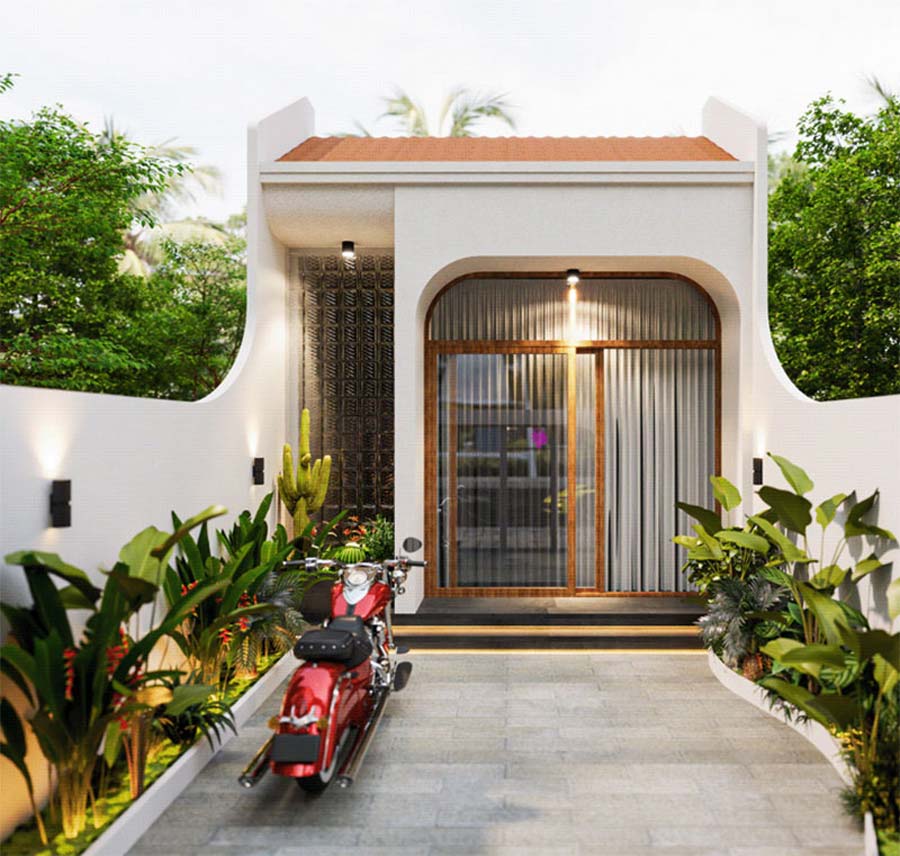 Biệt thự mini có gara dưới 500 triệu