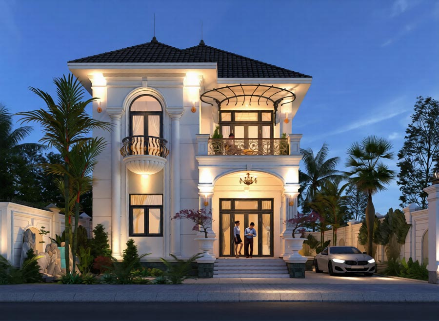 Biệt thự mini kiểu Ý trên diện tích nhỏ