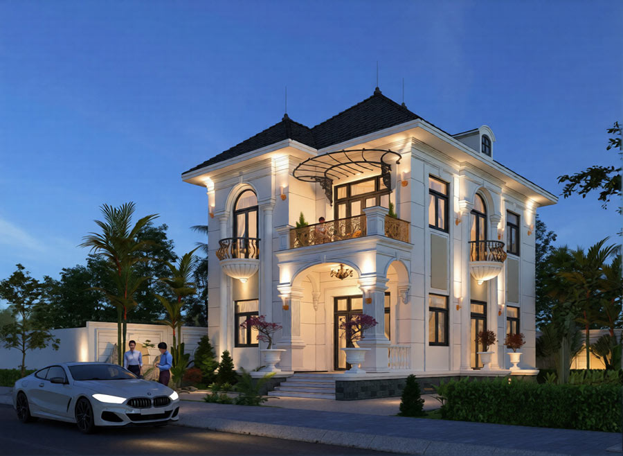 Biệt thự mini kiểu Ý trên diện tích nhỏ