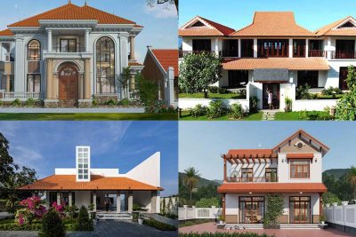 [BST] 35+ Biệt Thự Ngói Đỏ Nổi Bật & Thu Hút Nhất Hiện Nay