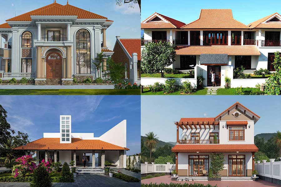 [BST] 35+ Biệt Thự Ngói Đỏ Nổi Bật & Thu Hút Nhất Hiện Nay