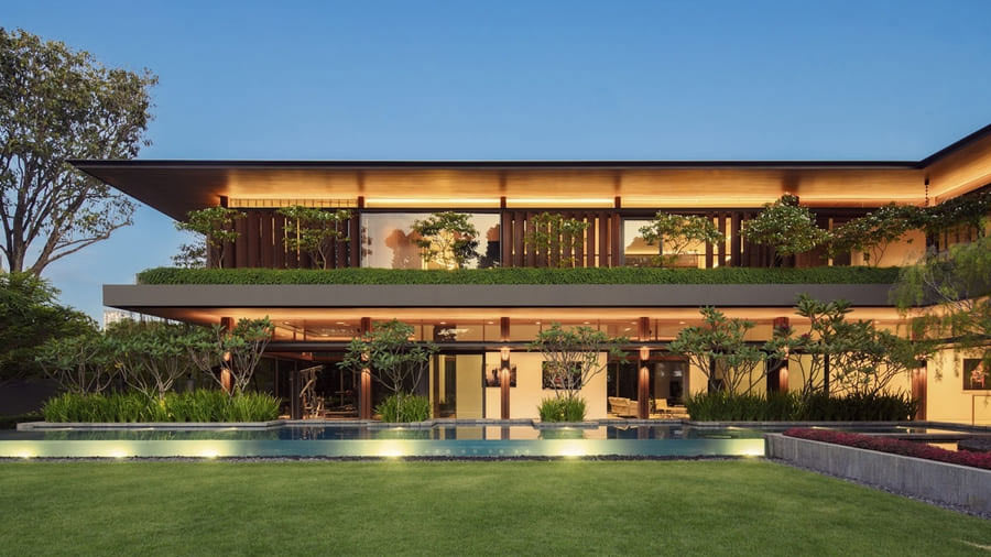 Mẫu biệt thự nhà vườn 2000m2 2 tầng đẹp đẳng cấp