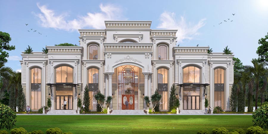 Biệt thự nhà vườn 2000m2 cổ điển châu Âu bề thế