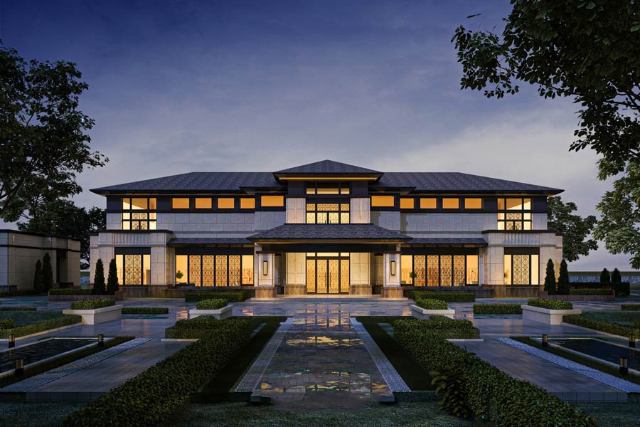 Mẫu biệt thự nhà vườn 2000m2 phong cách Indochine