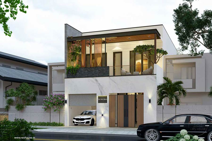 Mẫu biệt thự phố đẹp 9x15m