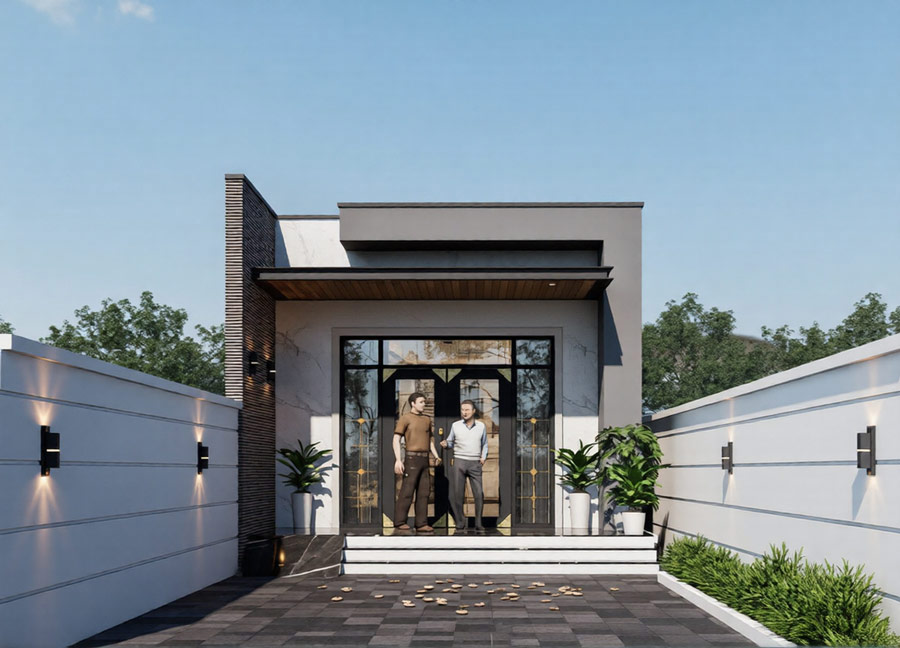 Mẫu biệt thự sân vườn dưới 500 triệu