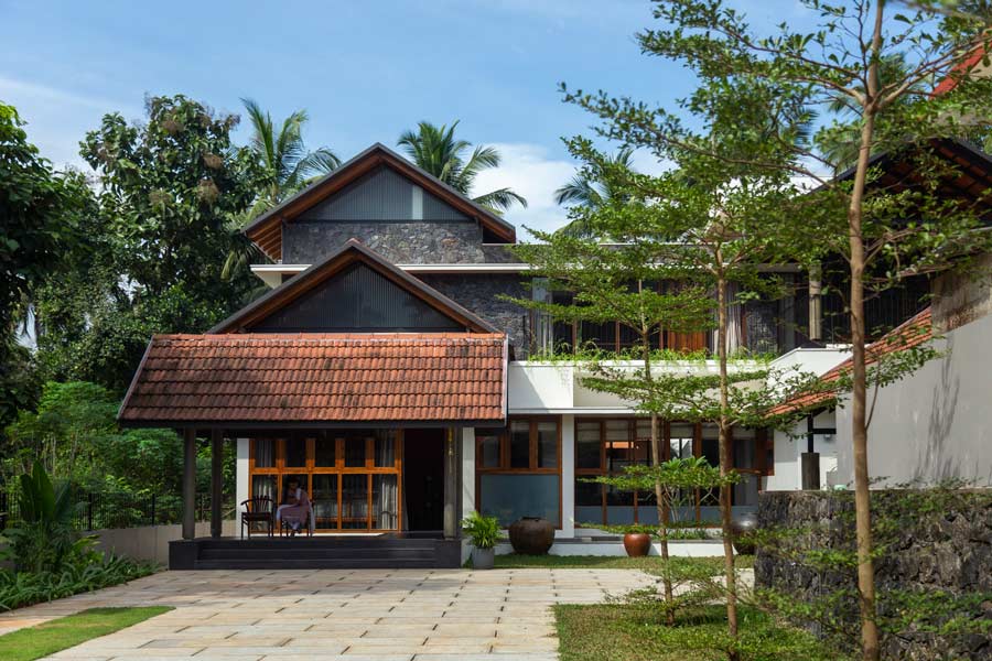 Thiết kế biệt thự Singapore mái dốc