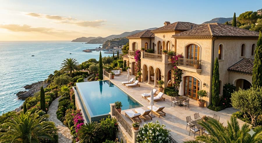 Biệt thự ven biển phong cách Italy lãng mạn