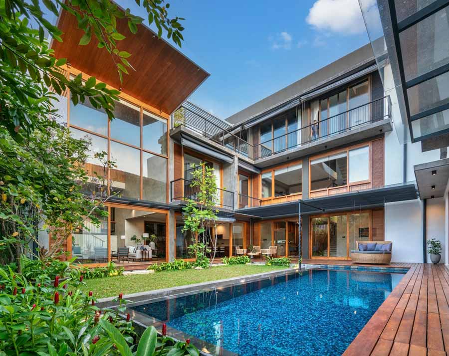 Biệt thự xanh phong cách Tropical