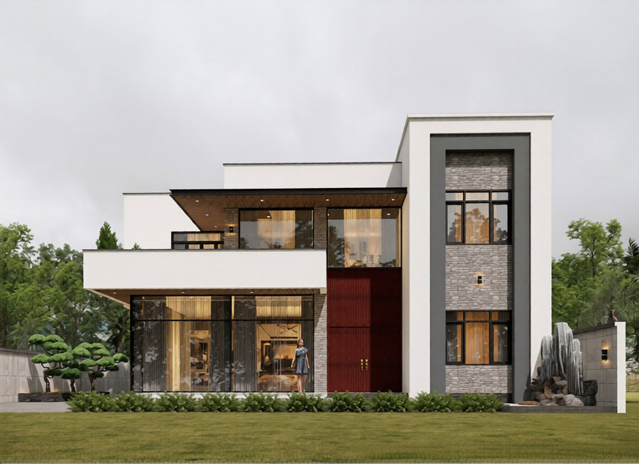 Cửa nhôm kính – lam che – ban công sắt nghệ thuật